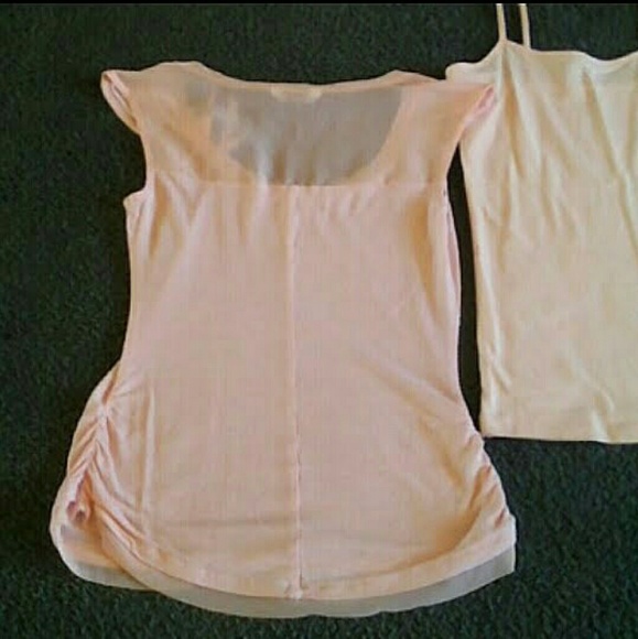 Jrs xs pink blouse with matching jrs s cami - Picture 2 of 4